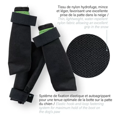 NAHAK | Botte pour chien - surface enneigée