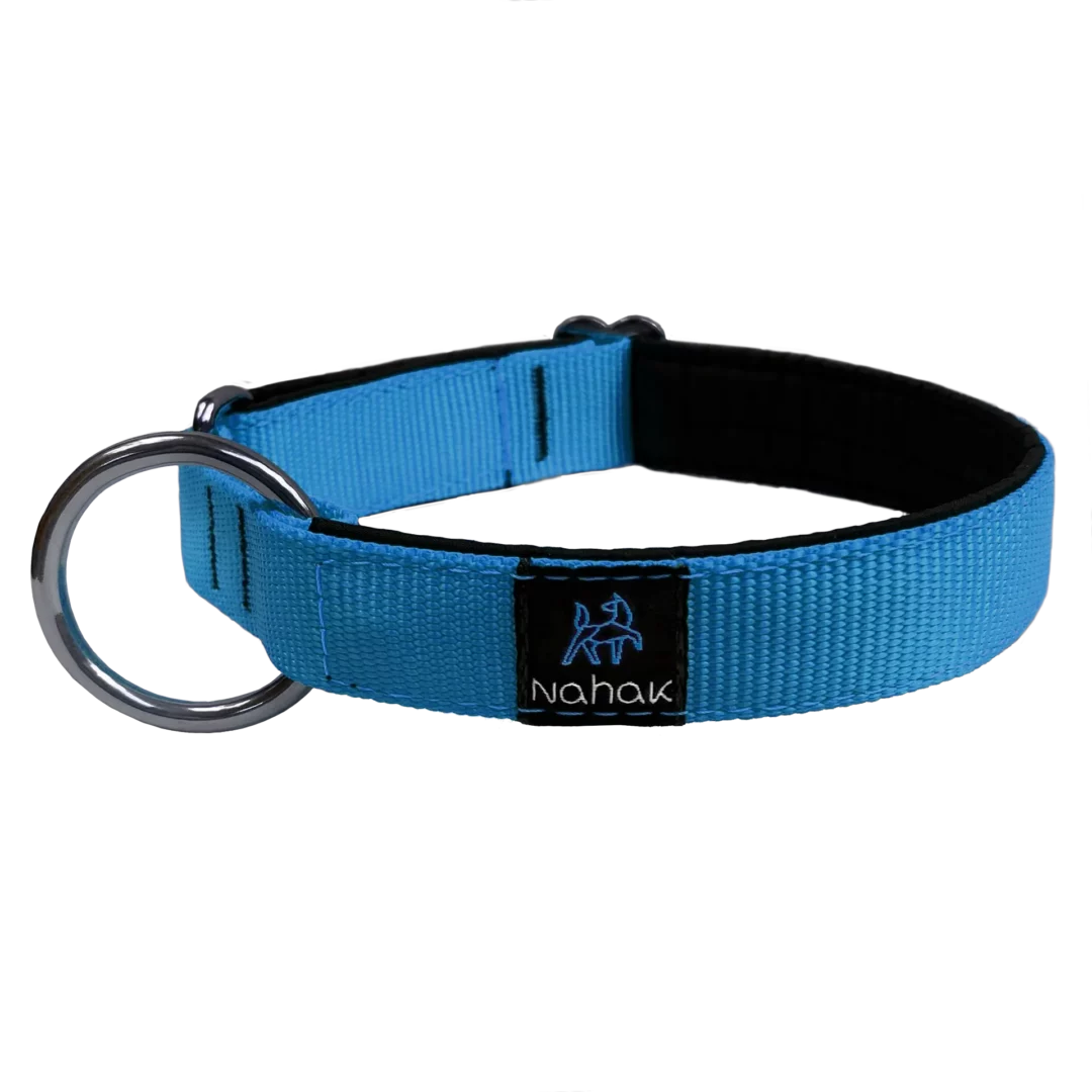 NAHAK | Collier aqua pour chien - rembourré. Nature Animale, votre référence en alimentation animale et sport canin à Mascouche.