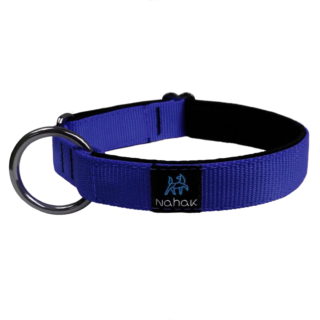 NAHAK | Collier bleu pour chien - rembourré. Nature Animale, votre référence en alimentation animale et sport canin à Mascouche.