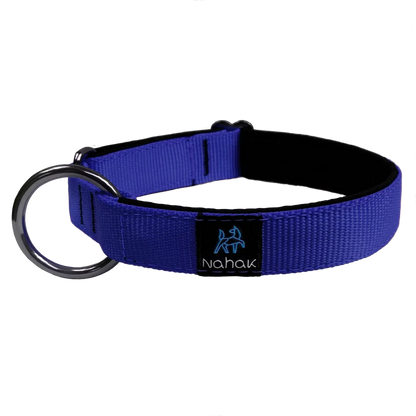 NAHAK | Collier bleu pour chien - rembourré. Nature Animale, votre référence en alimentation animale et sport canin à Mascouche.