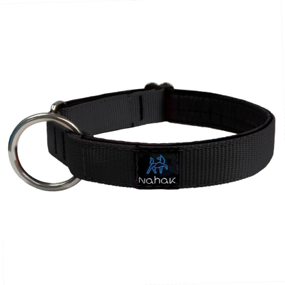 NAHAK | Collier noir pour chien - rembourré. Nature Animale, votre référence en alimentation animale et sport canin à Mascouche.