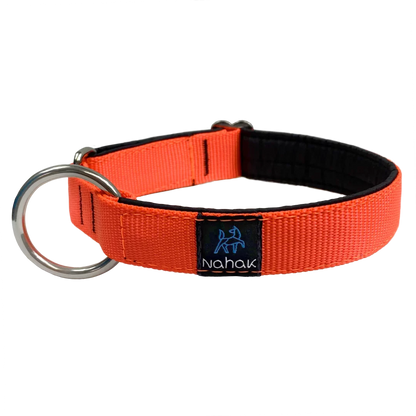 NAHAK | Collier orange pour chien - rembourré. Nature Animale, votre référence en alimentation animale et sport canin à Mascouche.