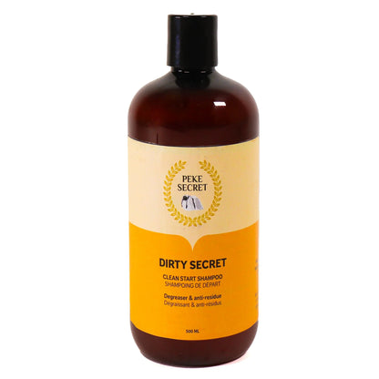 PEKE SECRET | Shampoing naturel pour chien et chat DIRTY SECRET. Nature Animale, votre référence en alimentation animale et sport canin à Mascouche.