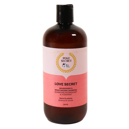 PEKE SECRET | Shampoing naturel pour chien et chat LOVE SECRET. Nature Animale, votre référence en alimentation animale et sport canin à Mascouche.