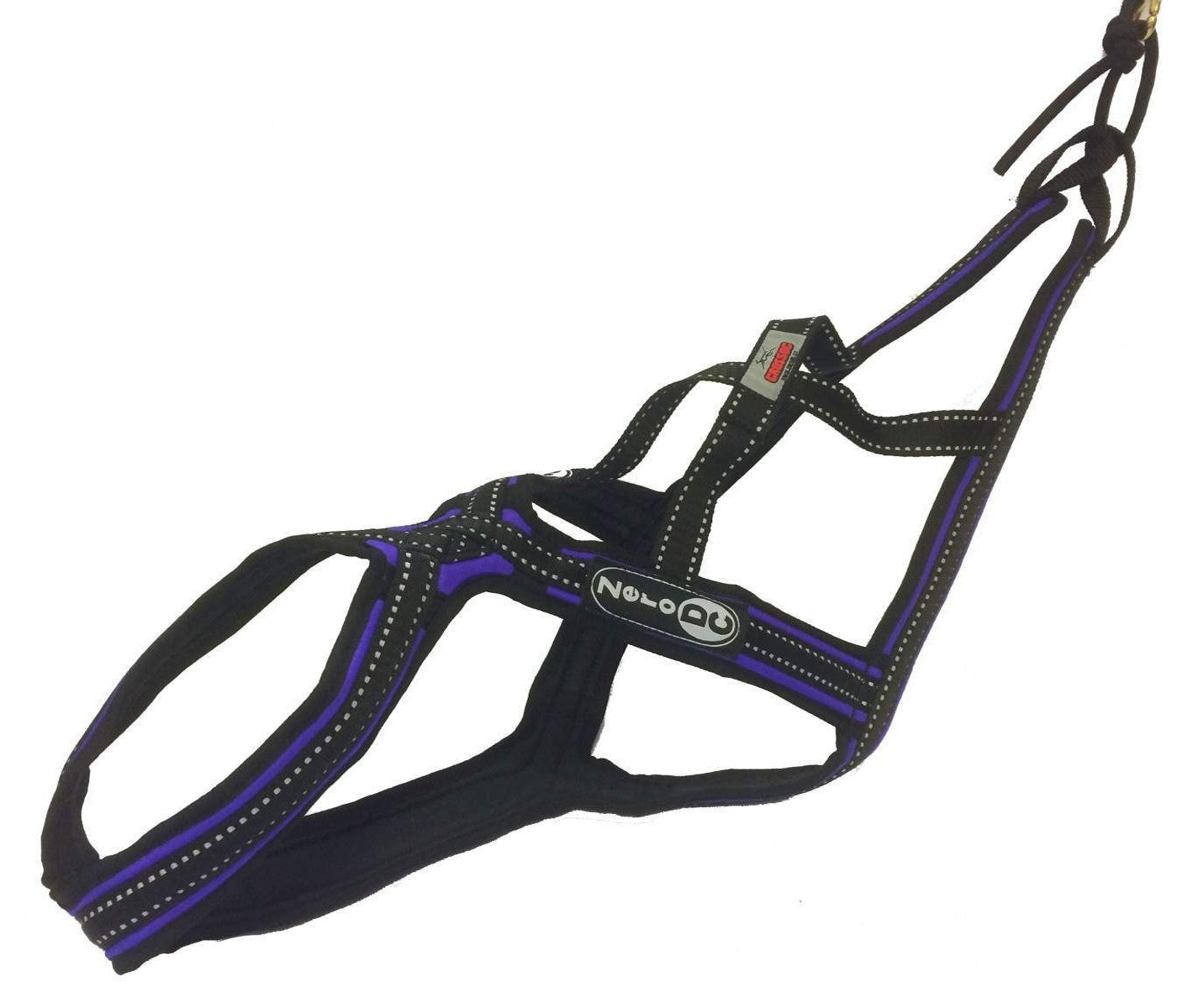 ZERO DC | Harnais de traction pour chien CROSS DC mauve. Nature Animale, votre référence en alimentation animale et sport canin à Mascouche.