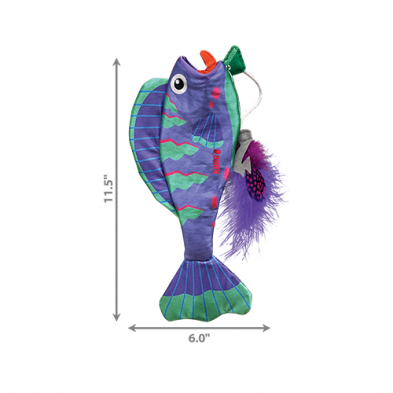 KONG | Wrangler Angler Poisson (couleur assortie)