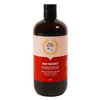 PEKE SECRET | Shampoing naturel pour chien et chat RED SECRET. Nature Animale, votre référence en alimentation animale et sport canin à Mascouche.
