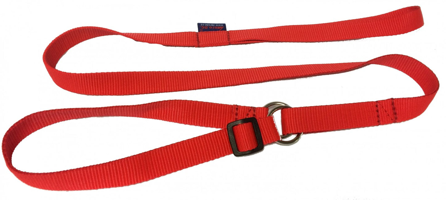 ZERO DC | Laisse d'agilité rouge pour chien. Nature Animale, votre référence en alimentation animale et sport canin à Mascouche.
