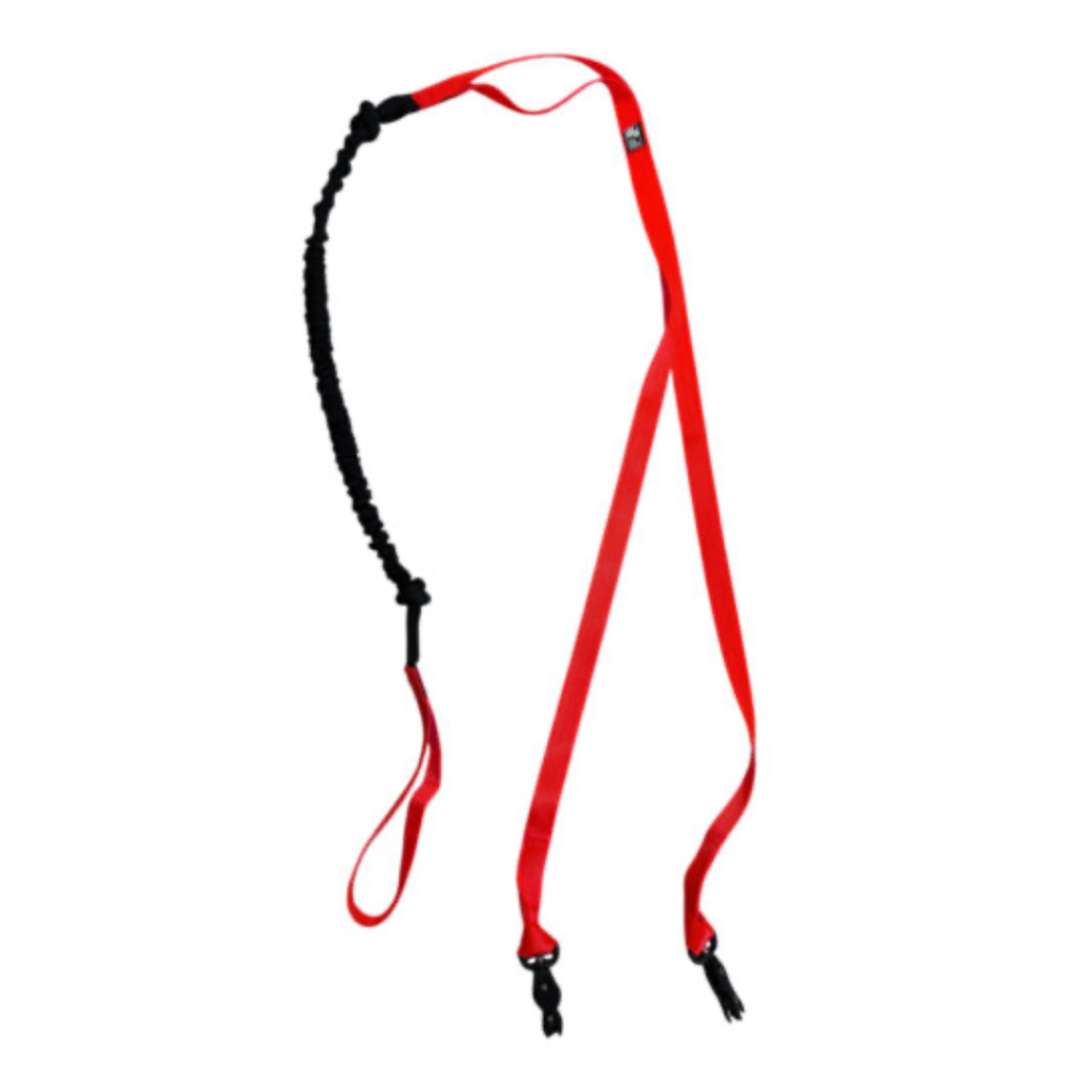 LE CHIEN BLANC | Bungee double BST rouge. Nature Animale, votre référence en alimentation et sports canin à Mascouche.