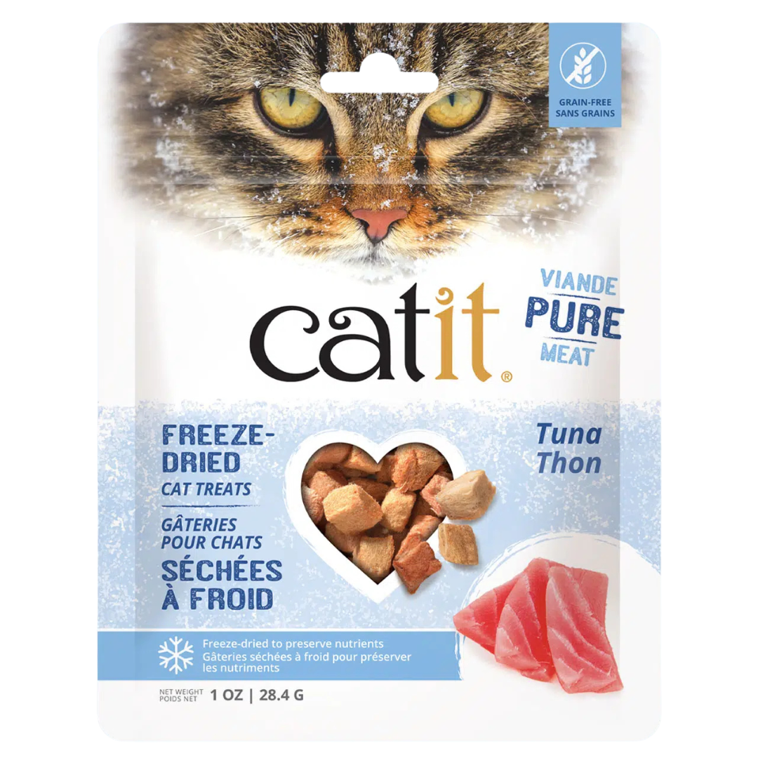 CATIT | Gâteries lyophilisées au thon 28.4g. Nature Animale, votre référence en alimentation et sports canin à Mascouche.
