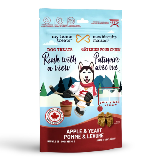 MES BISCUITS MAISON | Pomme et levure 140g. Nature Animale, votre référence en alimentation et sports canin à Mascouche.
