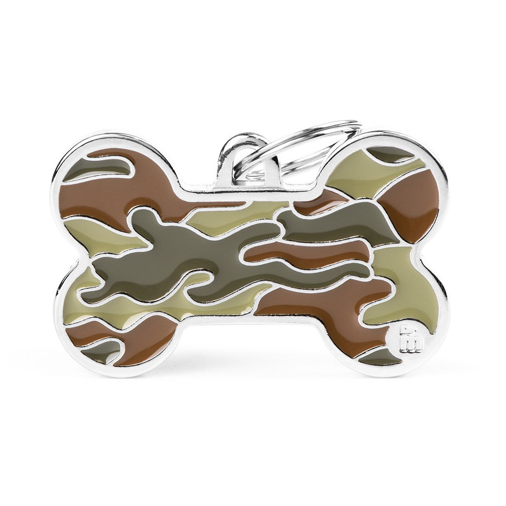 MY FAMILY | Collection Style, médailles os camouflage