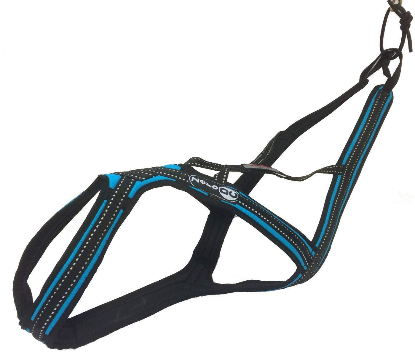 ZERO DC | Harnais de traction pour chien CROSS DC turquoise. Nature Animale, votre référence en alimentation animale et sport canin à Mascouche.
