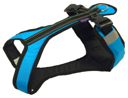 ZERO DC | Harnais marche-traction pour chien SHORT turquoise. Nature Animale, votre référence en alimentation animale et sport canin à Mascouche.