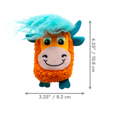KONG | Scrattles Vache Highland pour chat (couleurs assorties)