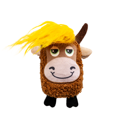 KONG | Scrattles Vache Highland pour chat (couleurs assorties)