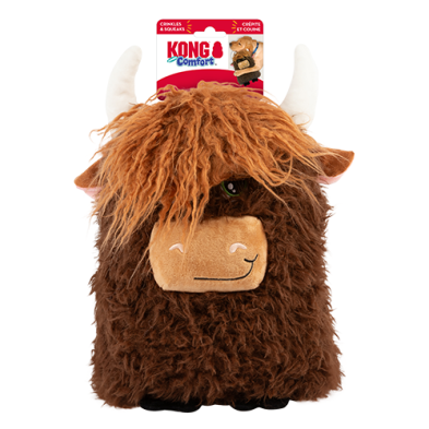KONG | Comfort jumbo Vache Highland XL (couleurs assorties)