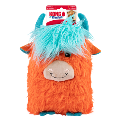 KONG | Comfort jumbo Vache Highland XL (couleurs assorties)