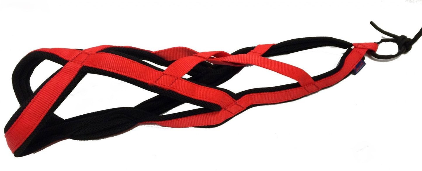 ZERO DC | Harnais de traction rouge pour chien X-BACK. Nature Animale, votre référence en alimentation animale et sport canin à Mascouche.